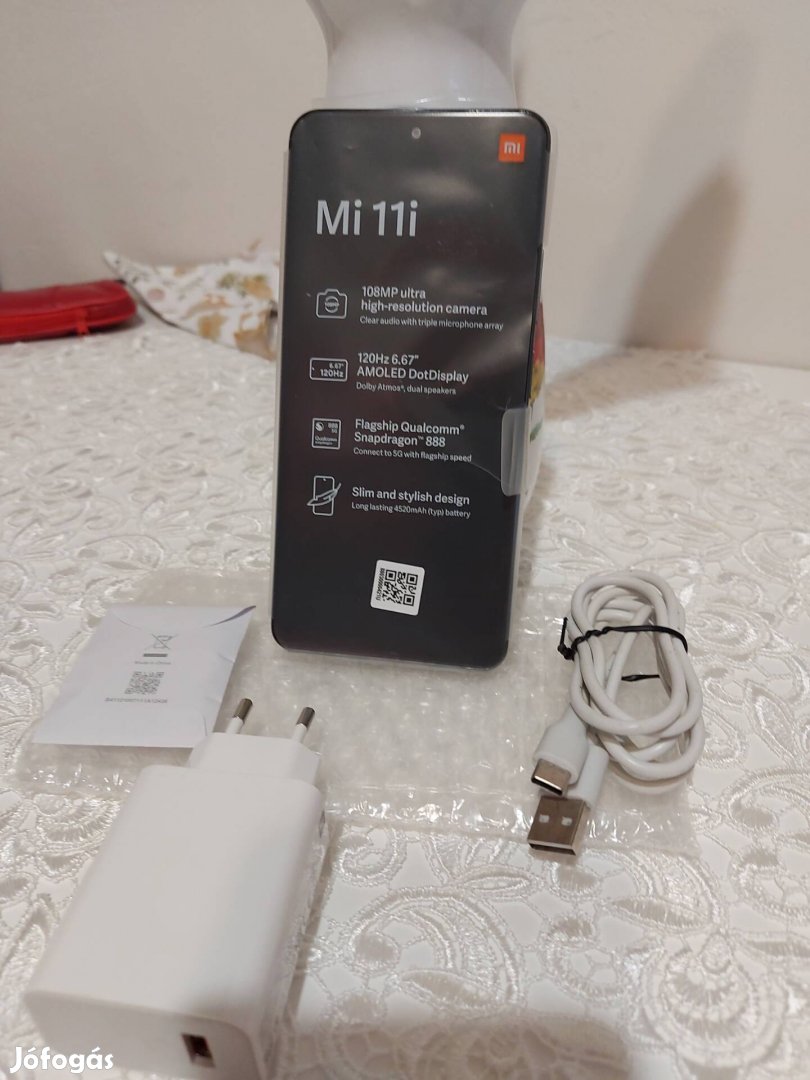 Xiaomi Mi 11i 128/8+5GB, új tokkal 