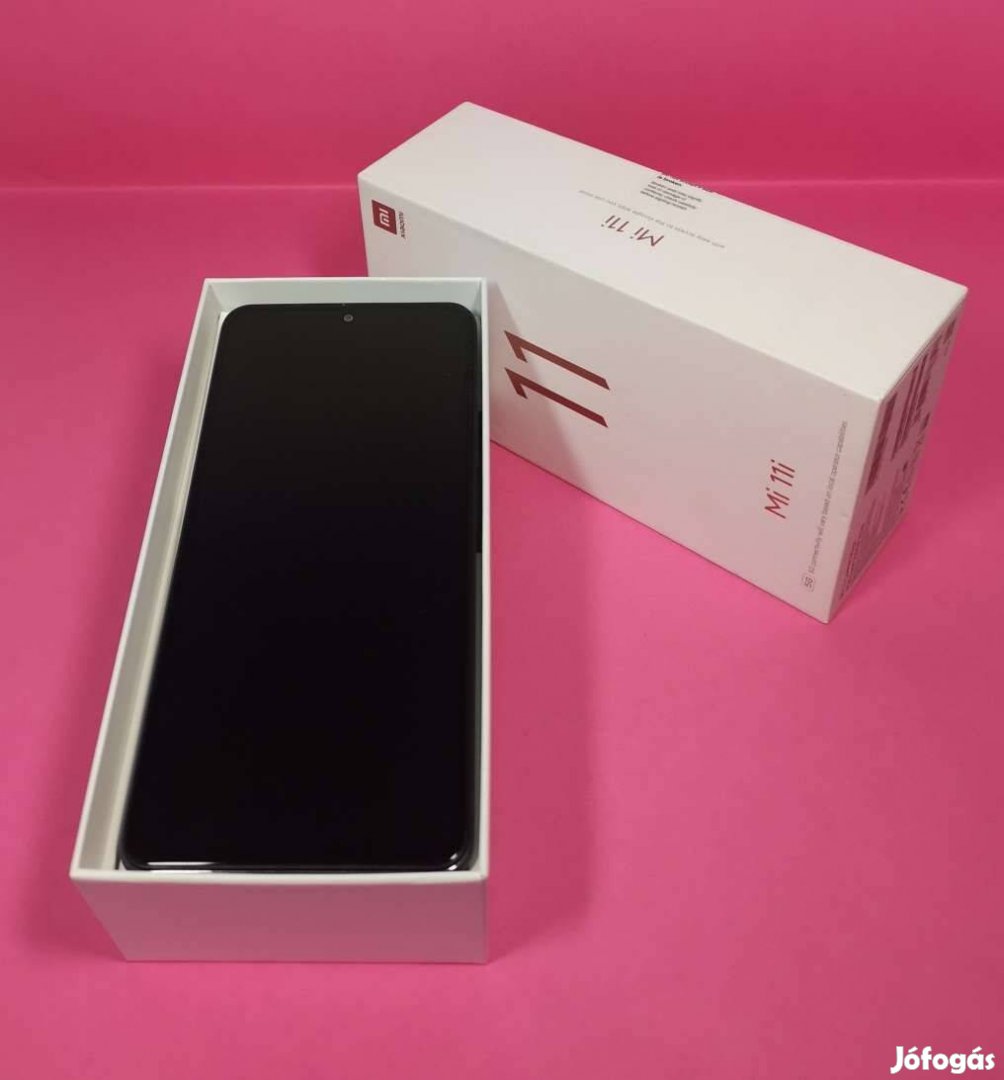 Xiaomi Mi 11i 256GB Fekete Független szép garanciális mobiltelefon ela