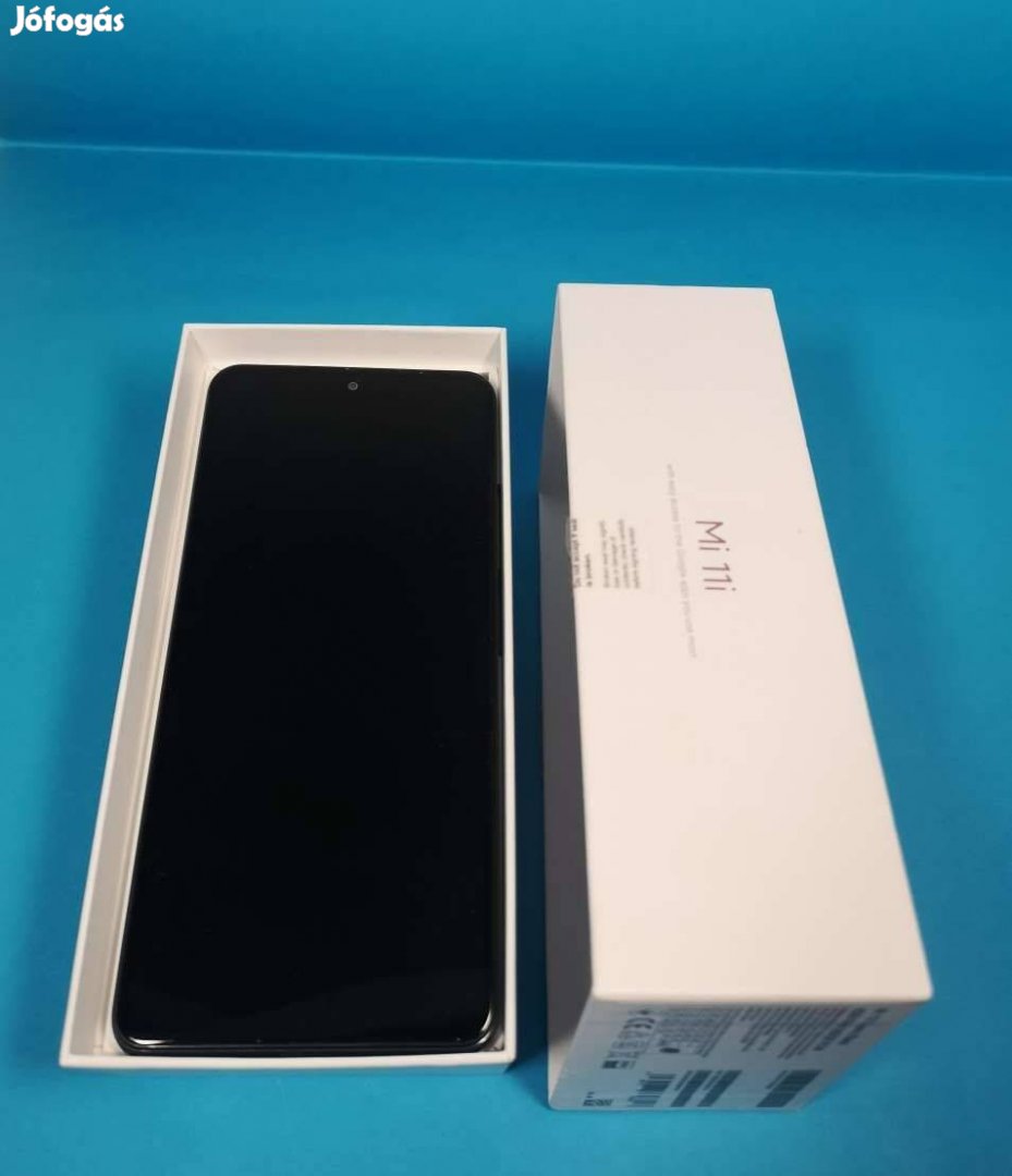 Xiaomi Mi 11i 256GB Fekete Független szép garanciális mobiltelefon ela
