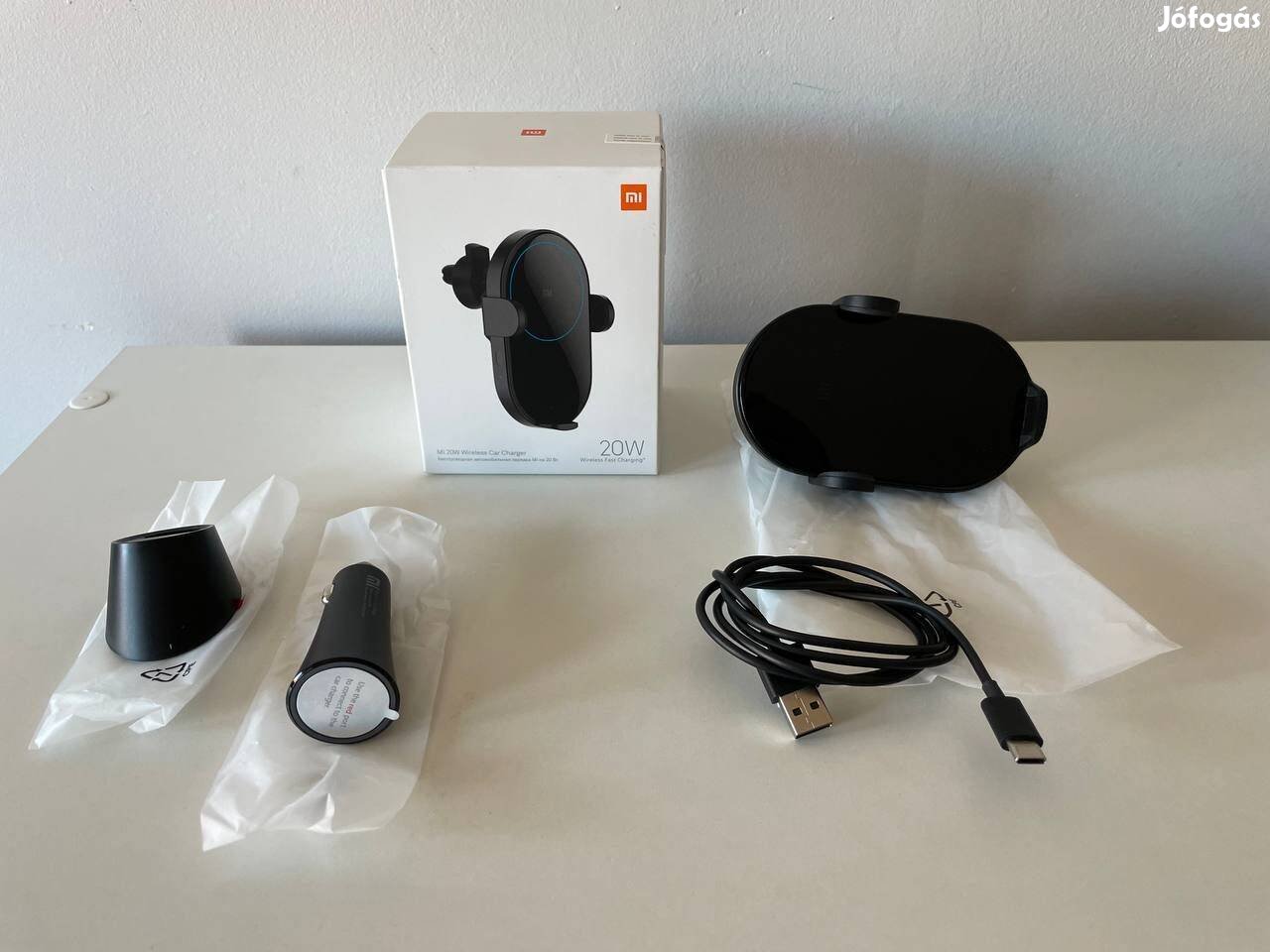 Xiaomi Mi 20W Wireless Car Charger autós tartó vezeték nélküli töltés