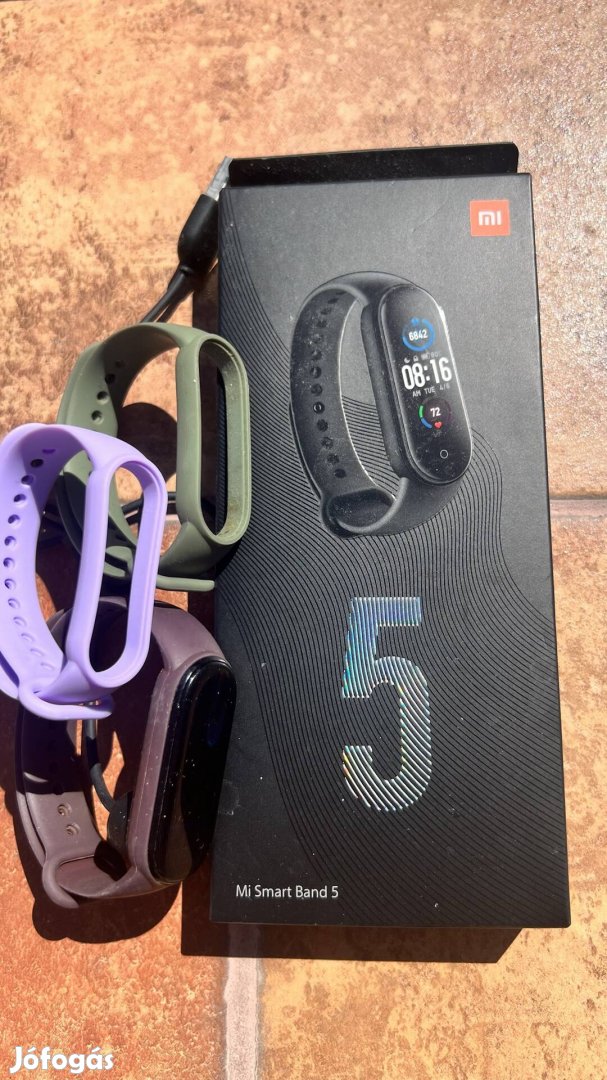Xiaomi Mi Band 5 okosóra, ajándék posta, hazai, első tulajdonostól