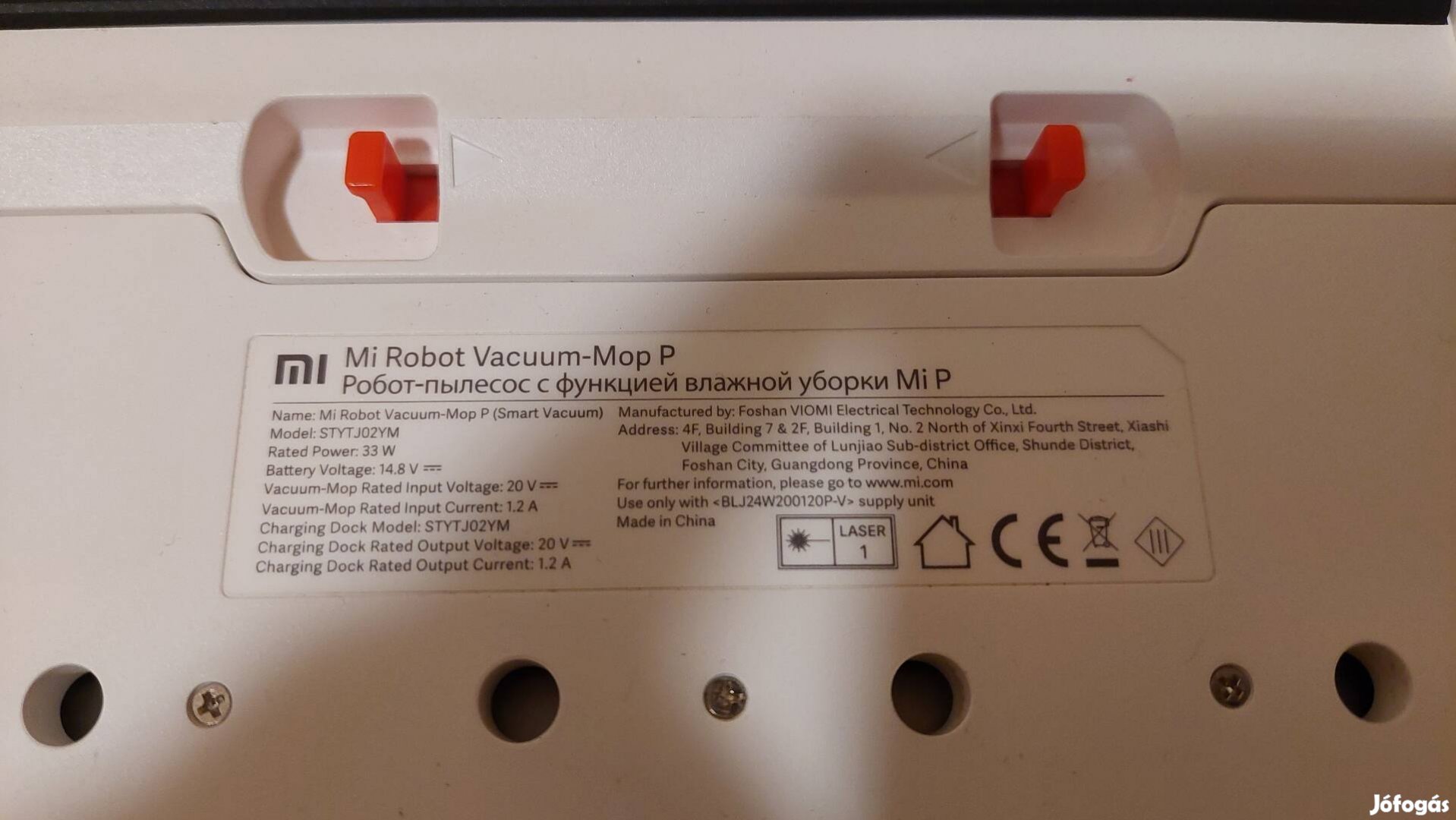 Xiaomi Mi Vacuum Mop Pro robotporszívó robot porszívó