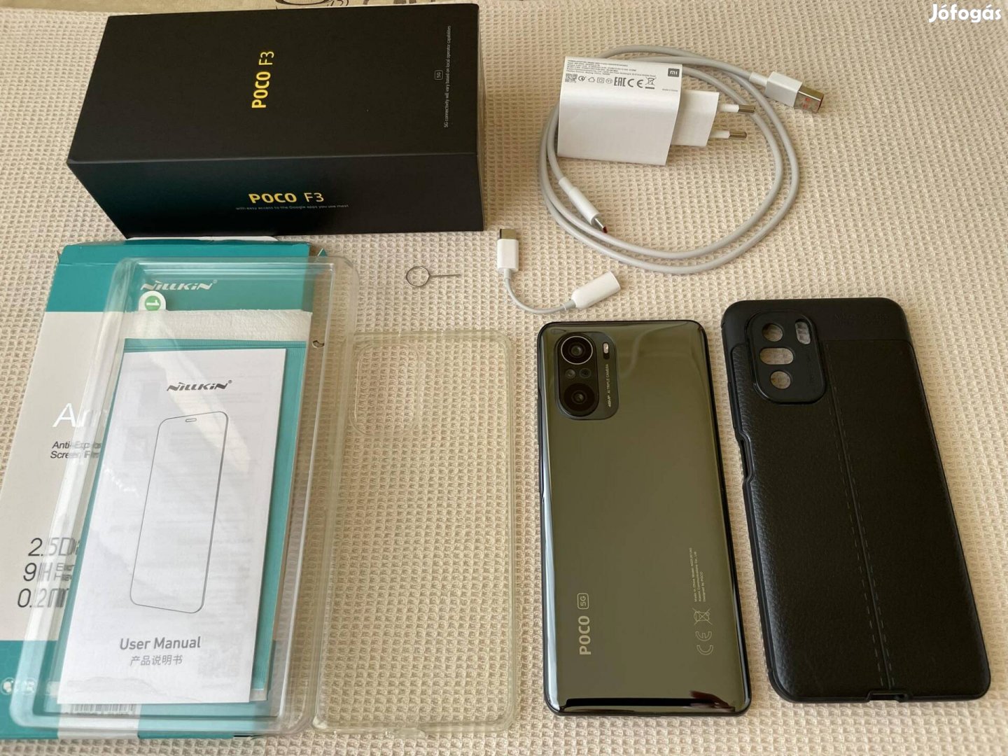 Xiaomi Poco F3 128/6 hibátlan + Nillkin csomag