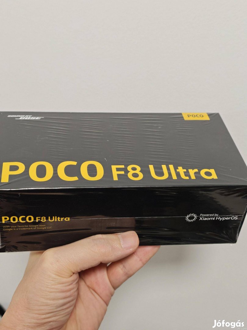Xiaomi Poco F8 Ultra 16512GB Fekete mobiltelefon, 2év