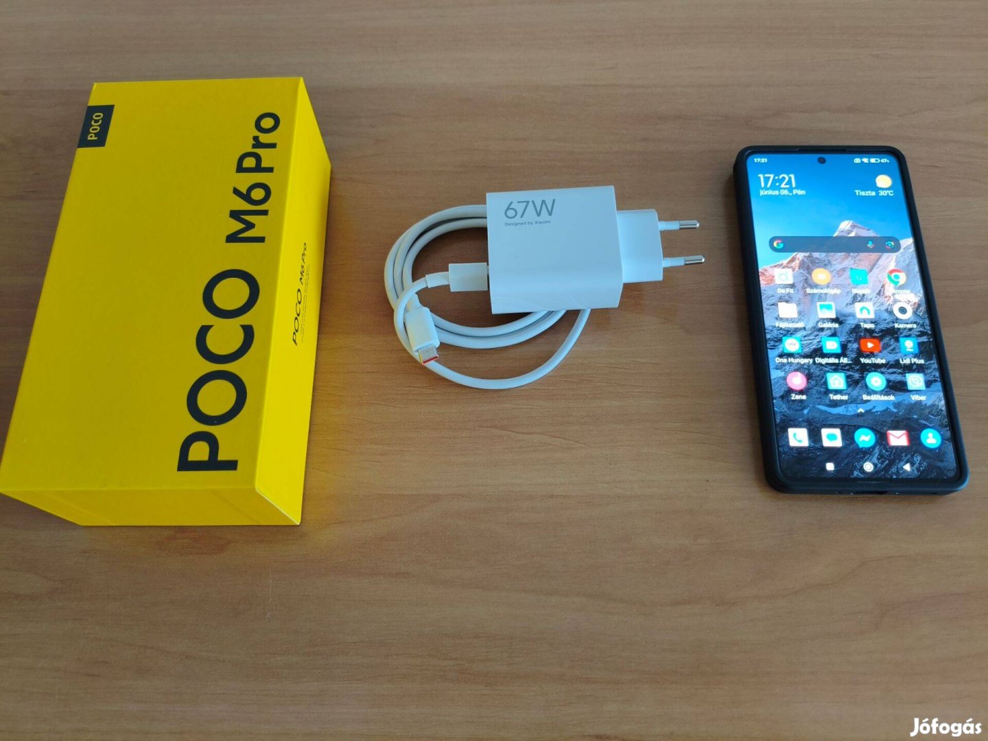 Xiaomi Poco M6 Pro mobiltelefon kifogástalan állapotban
