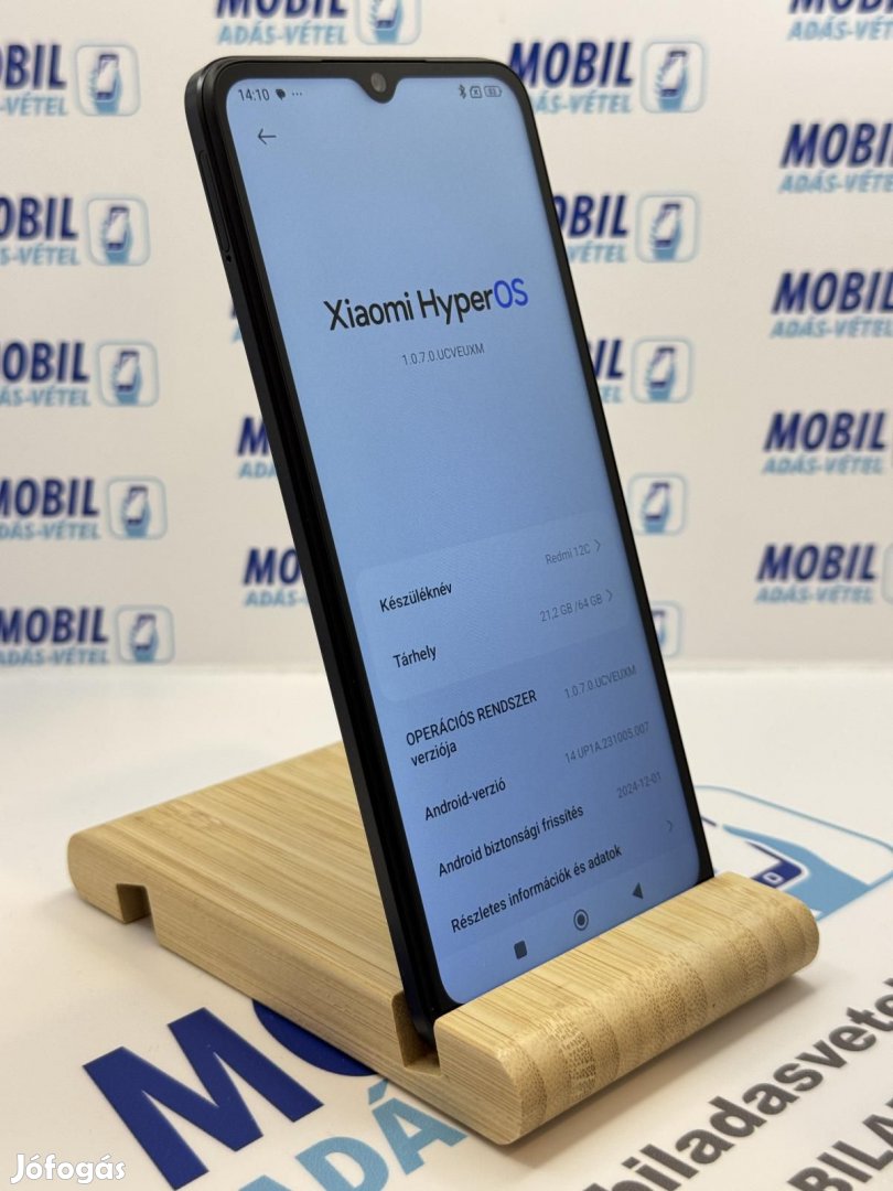 Xiaomi Redmi 12C Kártyafüggetlen, 12 hó garancia