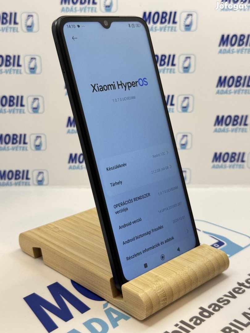 Xiaomi Redmi 12C Kártyafüggetlen, 12 hó garancia