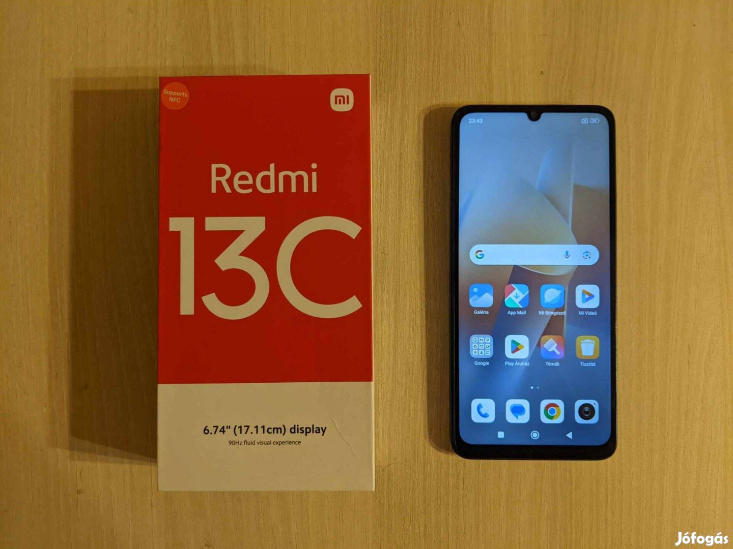 Xiaomi Redmi 13C 8/256GB Black Dual Újszerű Garis !