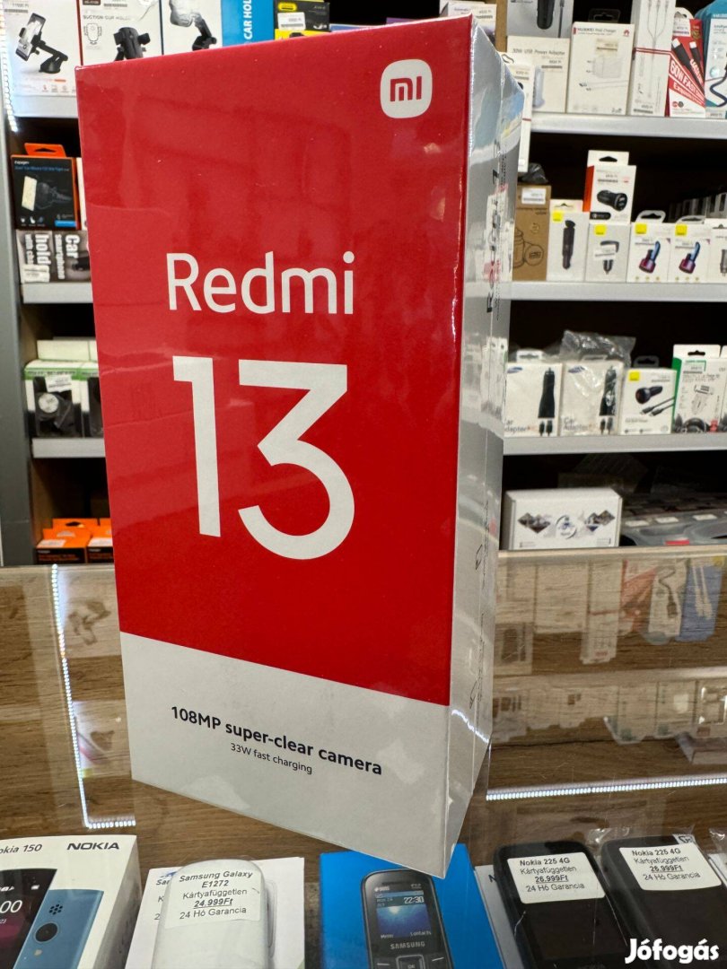 Xiaomi Redmi 13 128GB 12Hó Garancia -10% Kedvezmény