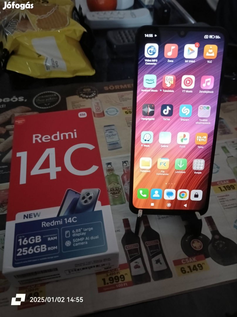 Xiaomi Redmi 14 C 16GB/256GB Garanciás !