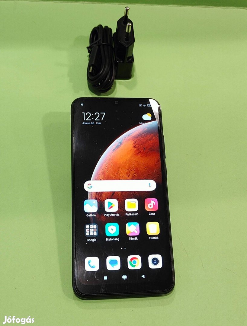 Xiaomi Redmi 9AT 32GB Fekete Független jó állapotú mobiltelefon eladó!