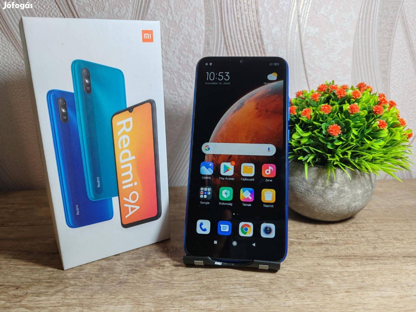 Xiaomi Redmi 9A 32GB 2GB RAM kártyafüggetlen + dual okos készülék