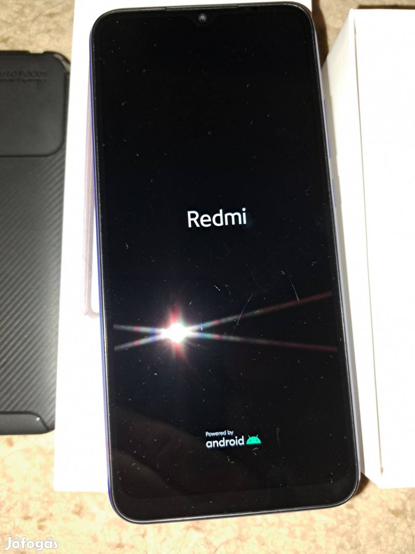 Xiaomi Redmi 9 AT szinte uj állapotban fekete tokkal