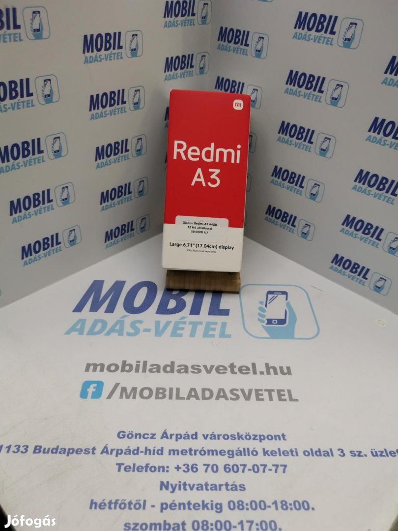 Xiaomi Redmi A3 Kártyafüggetlen, 12 hó garancia