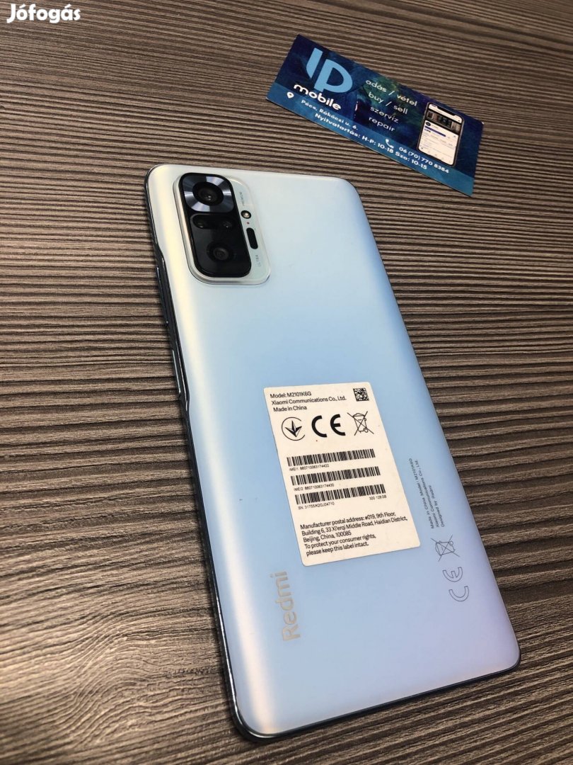 Xiaomi Redmi Note 10 Pro 5G, Újszerű, 128GB, Dual, Garancia