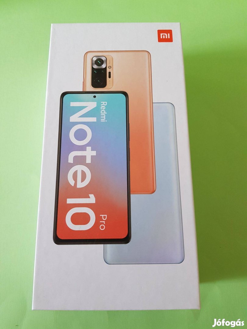 Xiaomi Redmi Note 10 Pro Új 6GB 64GB Onxy Gray Dual Simes mobiltelefon