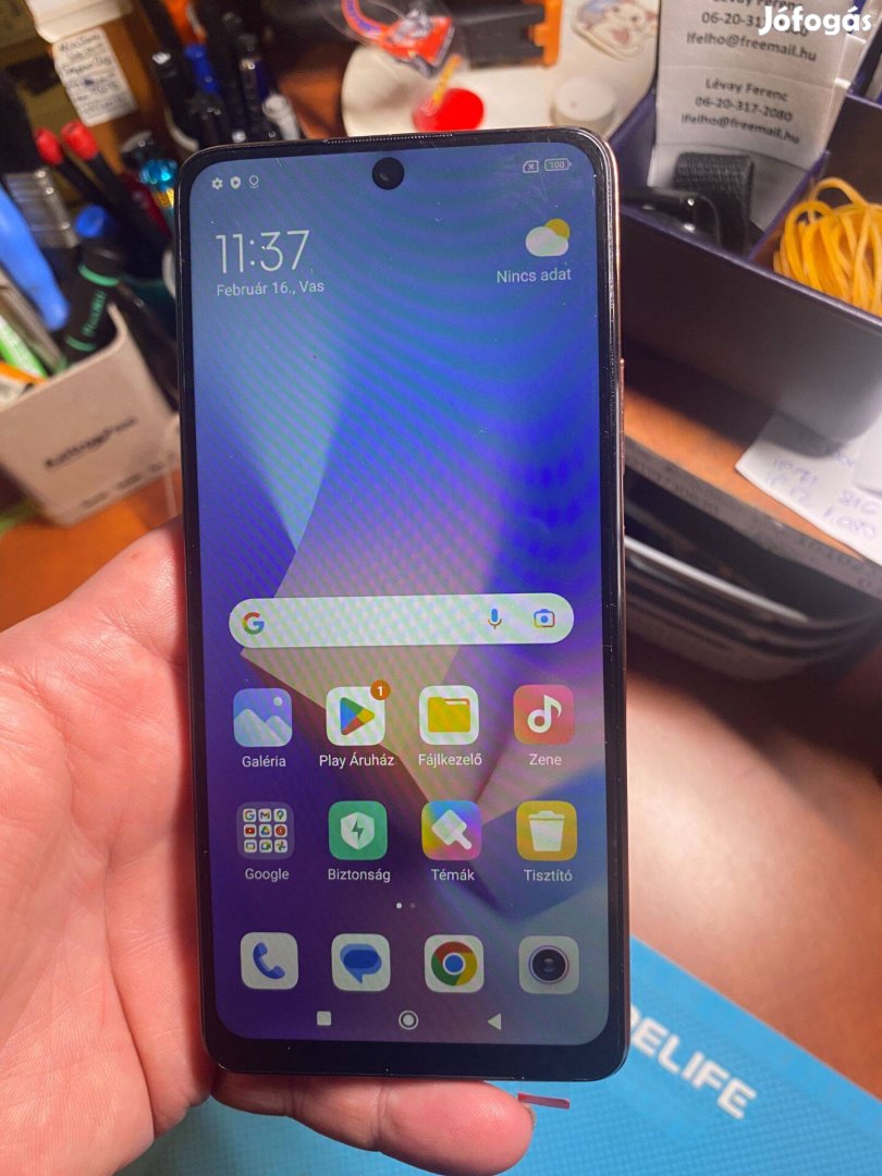 Xiaomi Redmi Note 10 Pro - DUAL SIM Mobiltelefon - Telefon+Doboz+Töltő