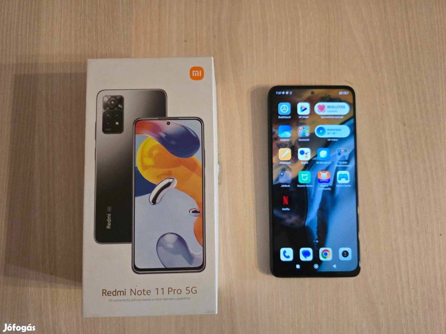 Xiaomi Redmi Note 11 Pro 5G Független Fekete Garis !