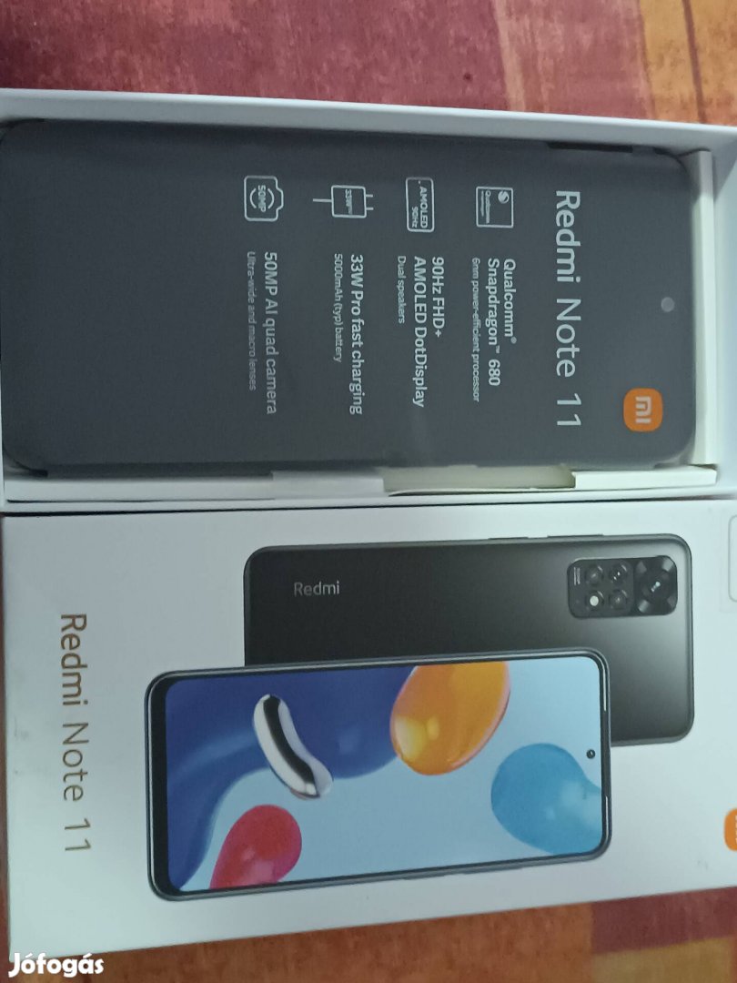 Xiaomi Redmi Note 11 eladó új,garanciális