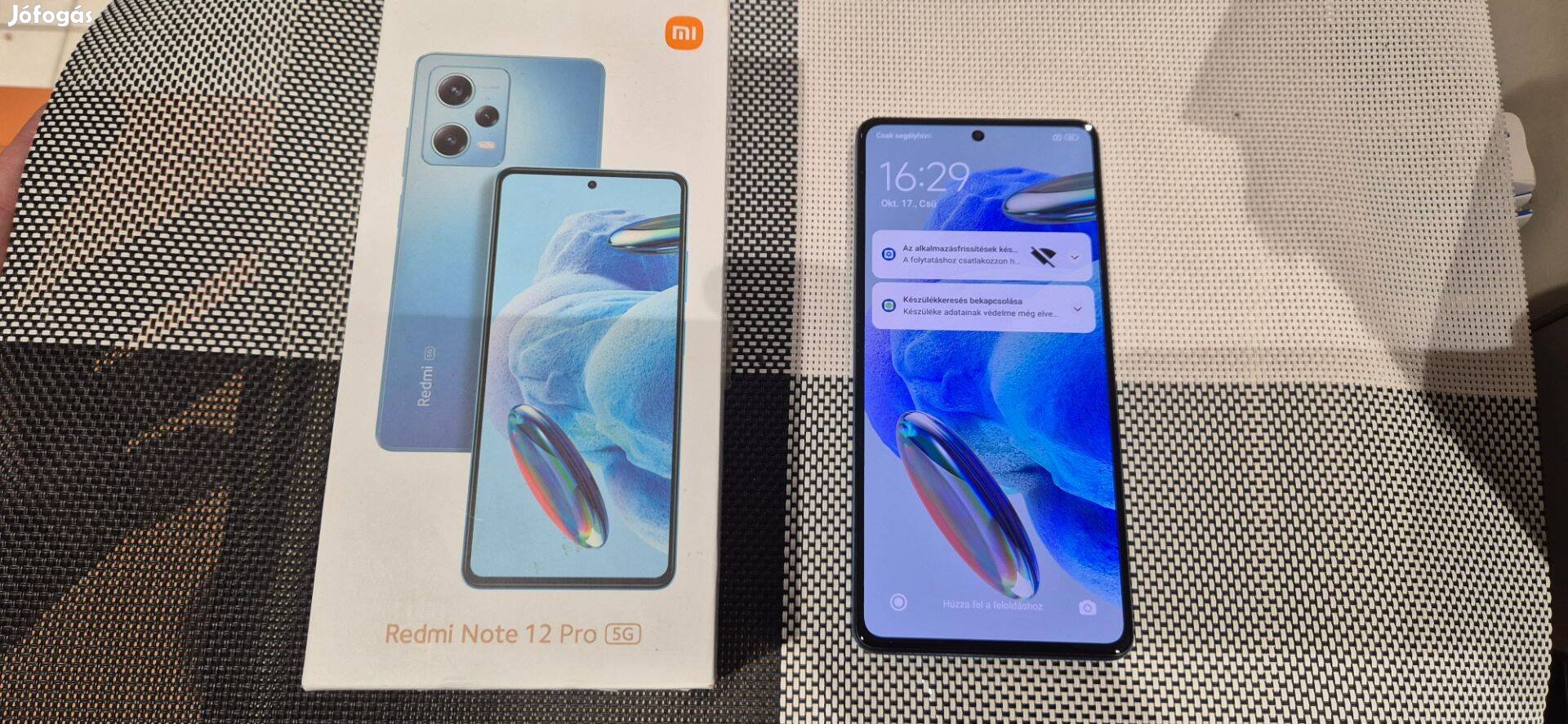 Xiaomi Redmi Note 12 Pro 5G 6/128GB Dual Újszerű Blue Garis !