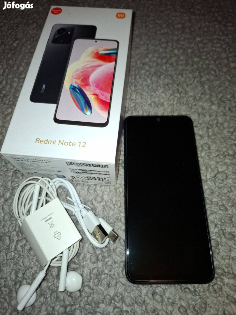 Xiaomi Redmi Note 12 - 4GB/128GB - Onyx Gray - garis