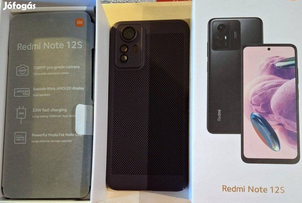 Xiaomi Redmi Note 12s - Új-ápr.06-i vétel, Euronics+extra