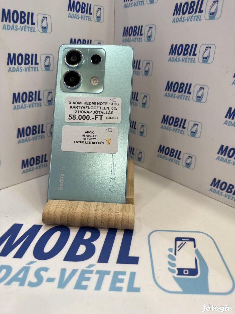 Xiaomi Redmi Note 13 5G Dual Sim 256 GB, 12 hó garancia