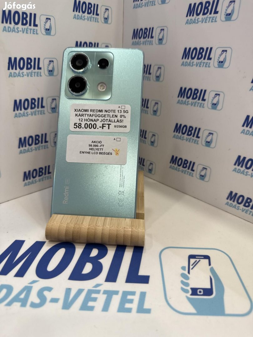 Xiaomi Redmi Note 13 5G Dual Sim 256 GB, 12 hó garancia
