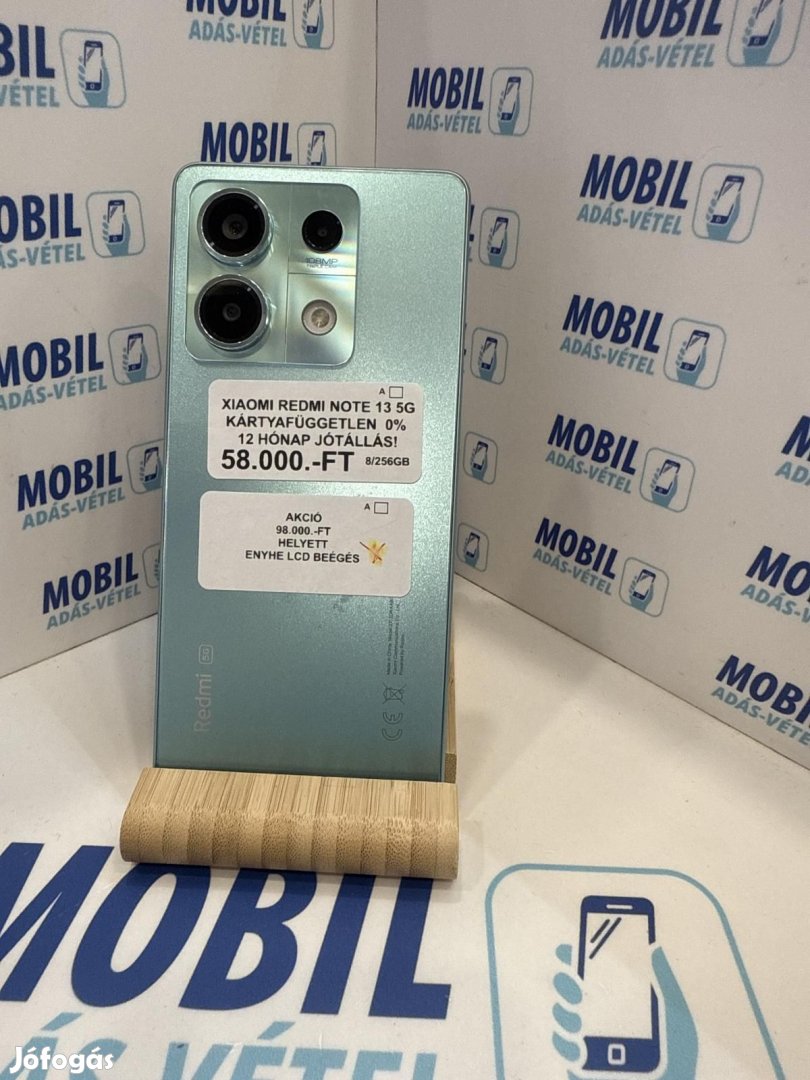 Xiaomi Redmi Note 13 Dual Sim 256 GB, 12 hó garancia