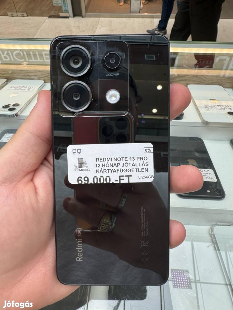 Xiaomi Redmi Note 13 Pro 5G Kártyafüggetlen 256 GB, 12 hó garancia