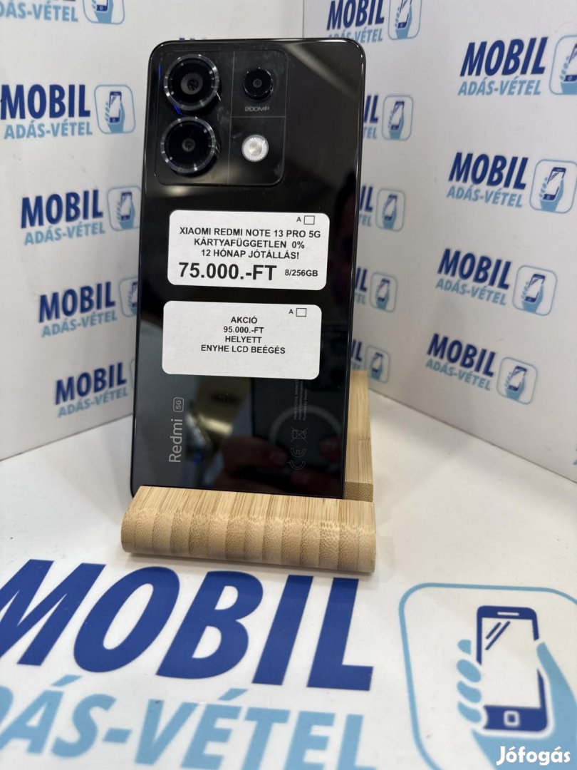 Xiaomi Redmi Note 13 Pro Dual Sim 256 GB, 12 hó garancia