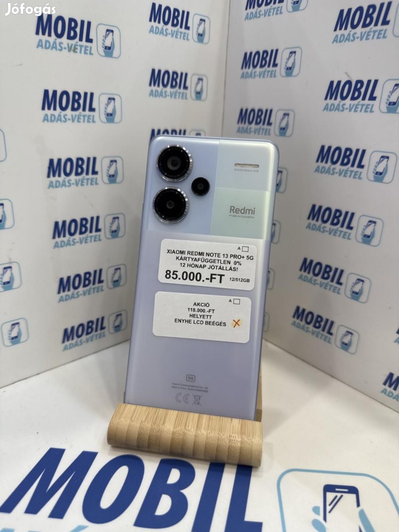 Xiaomi Redmi Note 13 Pro+ Dual Sim 512 GB, 12 hó garancia