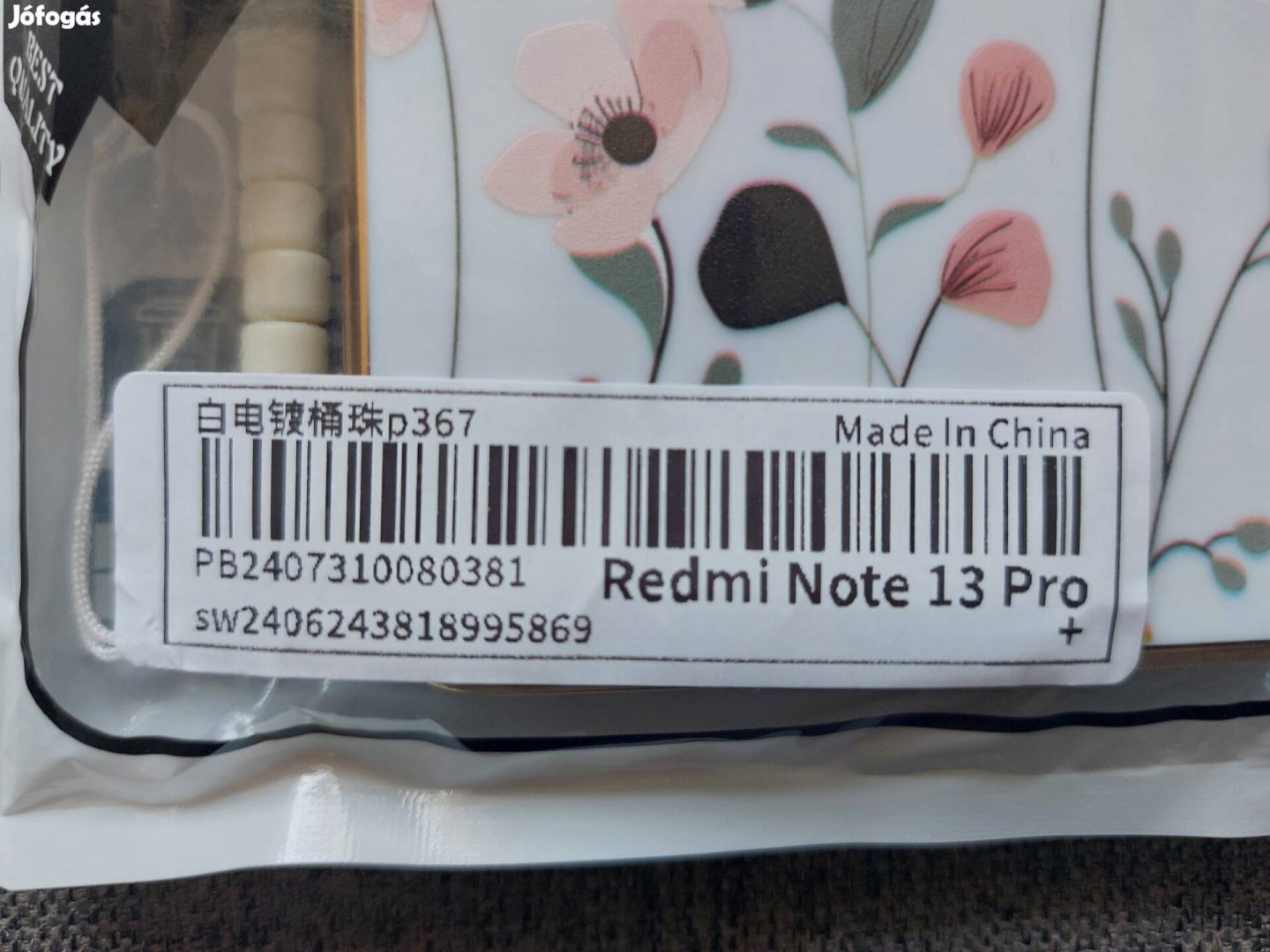 Xiaomi Redmi Note 13 Pro+ tok, fehér