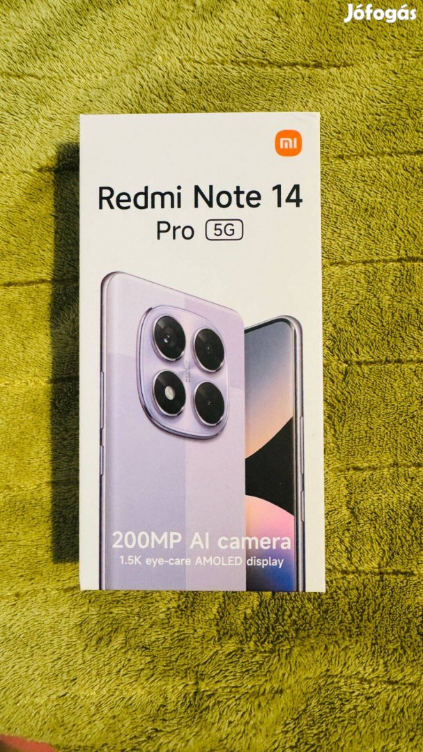 Xiaomi Redmi Note 14 Pro 5g kártyafüggetlen, bontatlan új