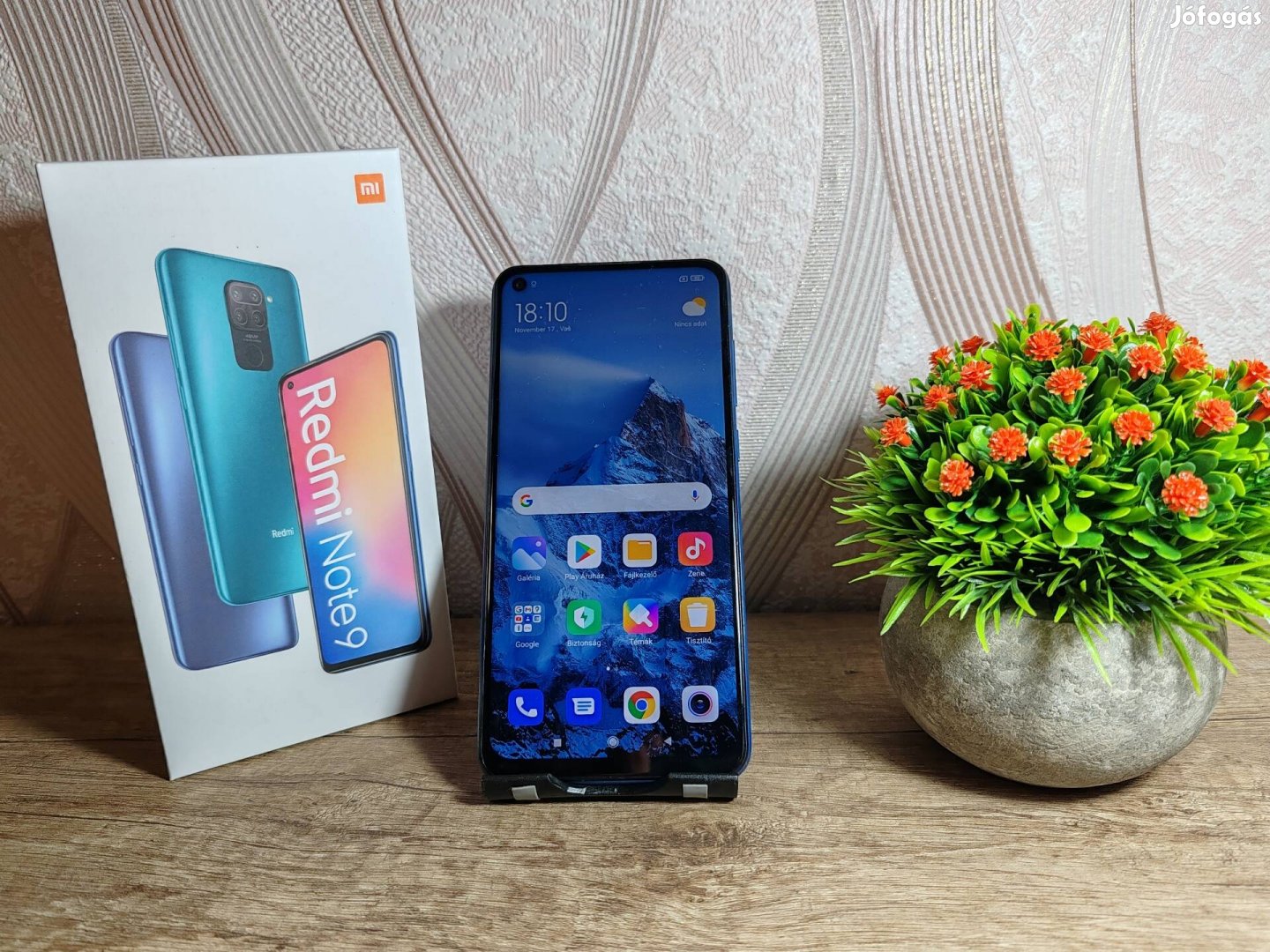 Xiaomi Redmi Note 9 128 GB 6GB RAM Kártyafüggetlen + Dual simes