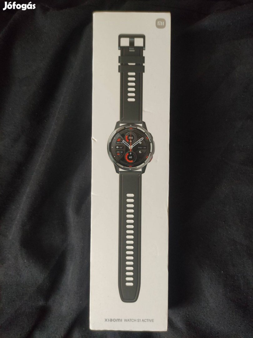 Xiaomi S1 Active Smart watch, Okosóra fekete színben