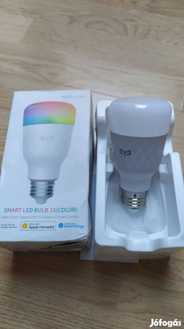 Xiaomi Yeelight smart led bulb 1S okosizzó, LED RGB izzó, új