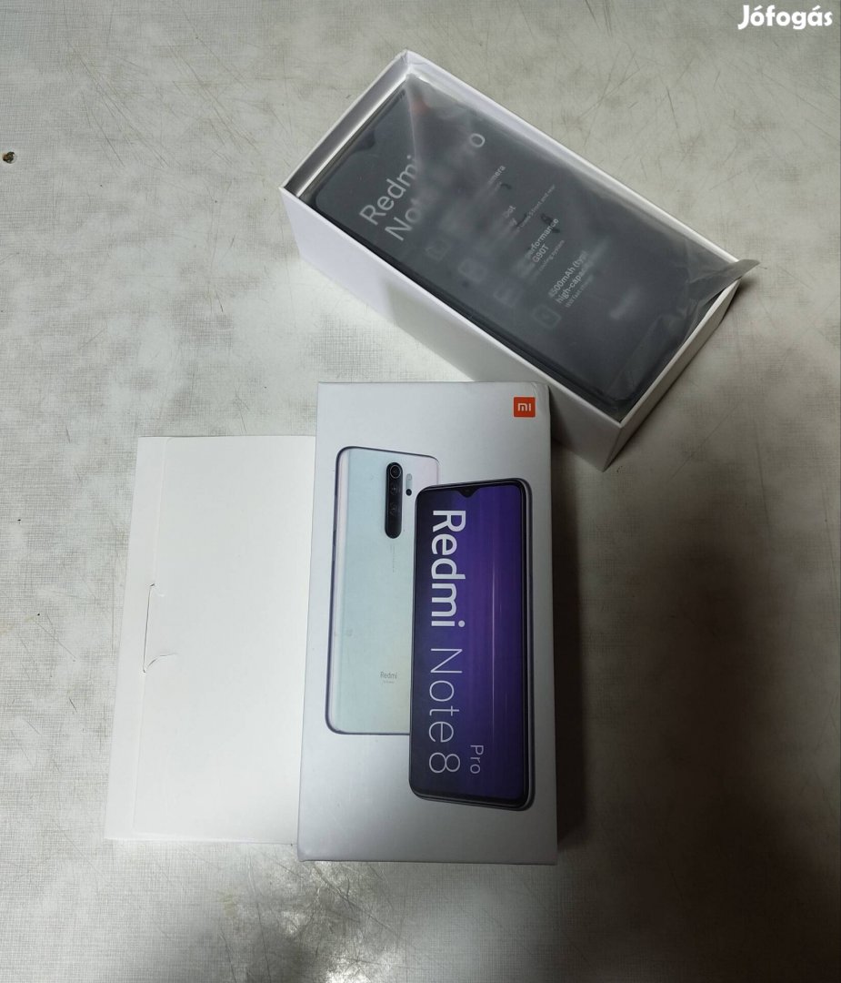 Xiaomi redm note 8 pro Mineral Grey gyári kártyafüggetlen 