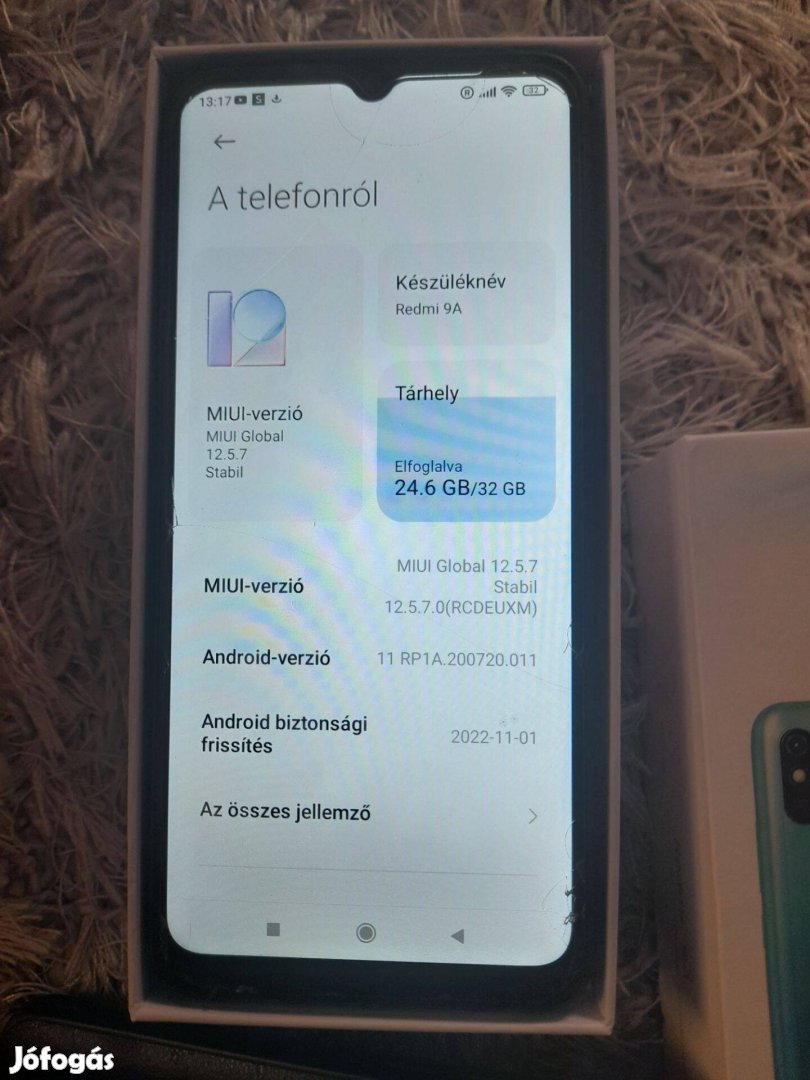 Xiaomi redmi 9a mobiltelefon eladó