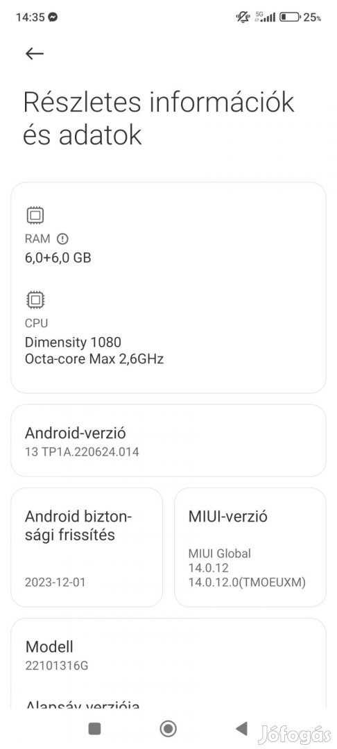 Xiaomi redmi note 12 pro 5G 