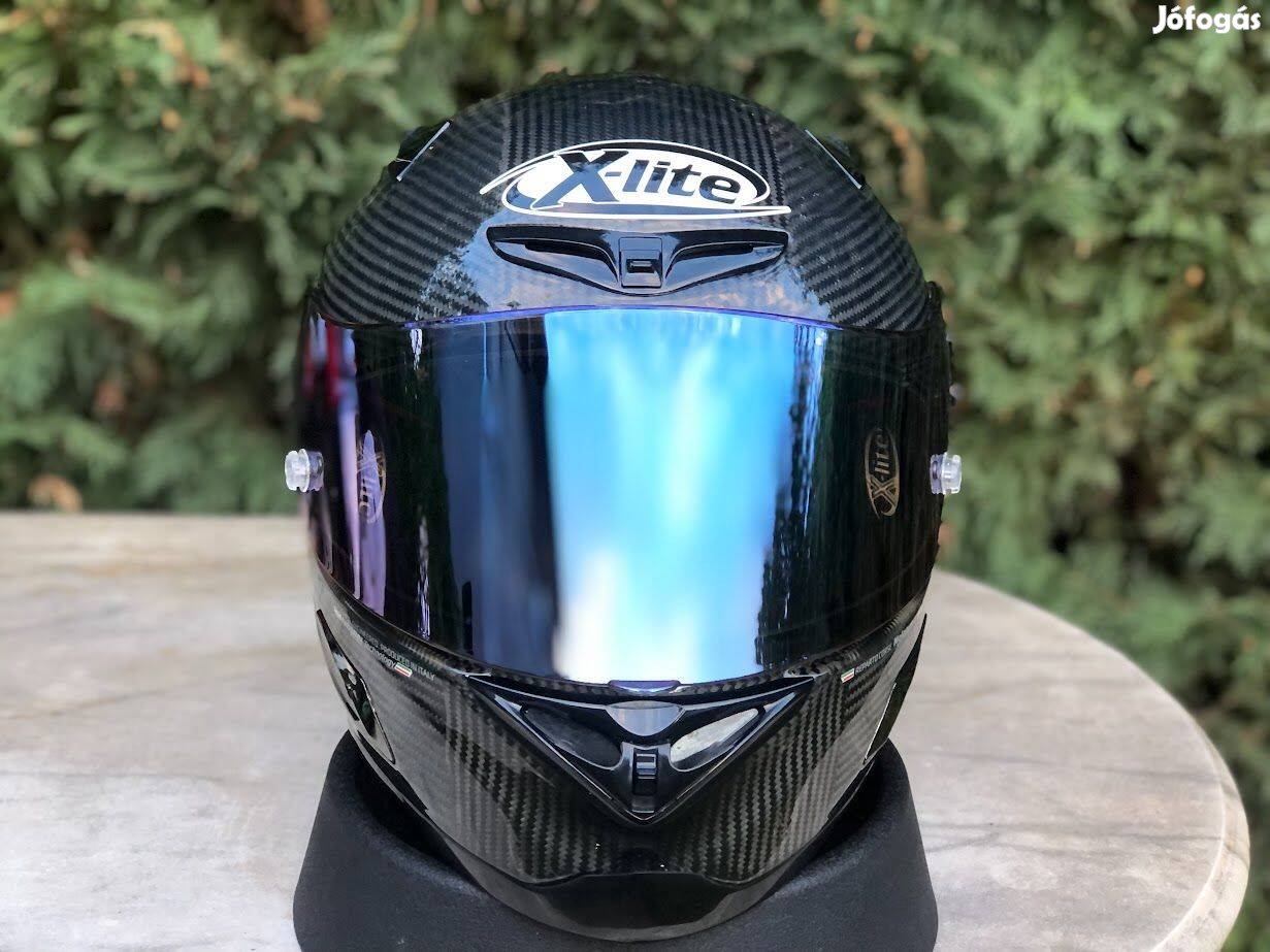 Xlite 802R Ultra Carbon bukósisak M-es, Nolan, X-lite, Ingyen Foxpost!