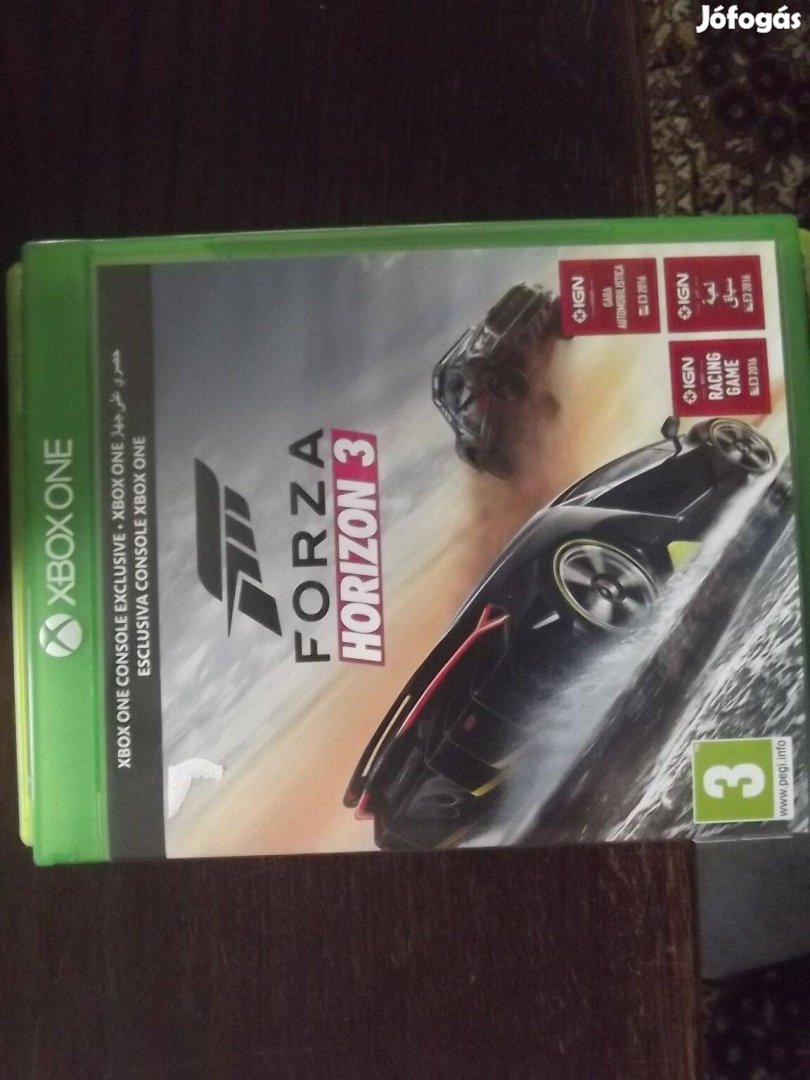 Xo-102 Xbox One Eredeti Játék : Forza Horizon 3 ( karcmentes)