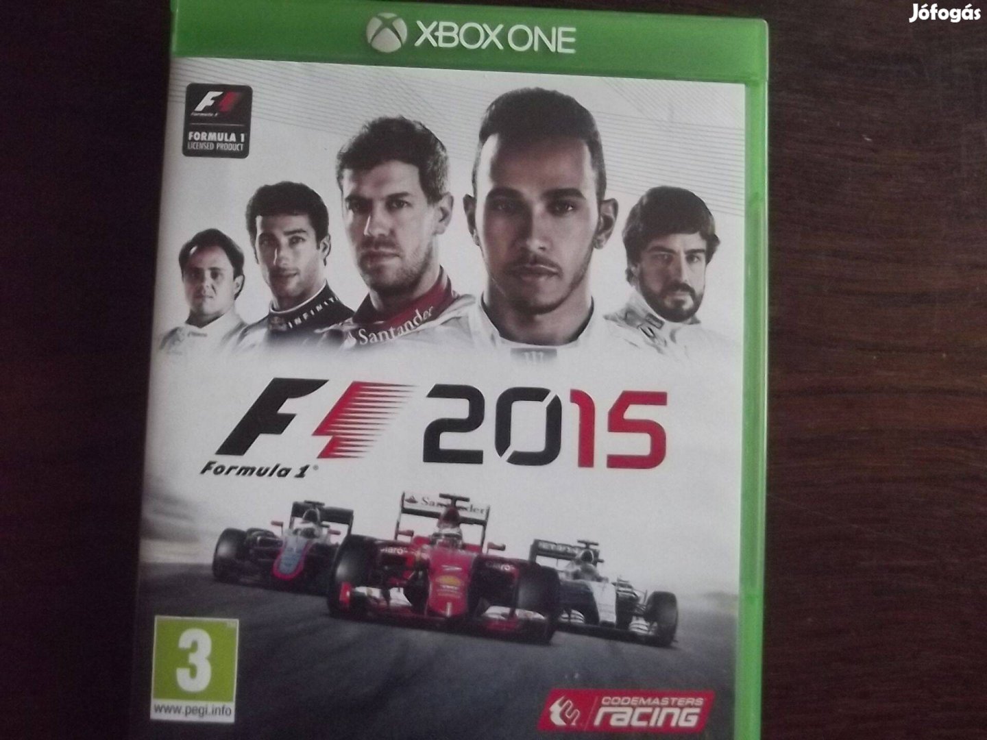 Xo-125 Xbox One Eredeti Játék : F1 2015 (karcmentes)