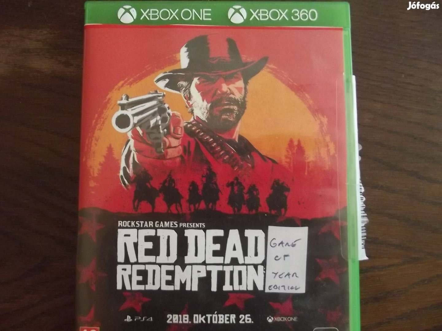 Xo-12 Xbox One Eredeti Játék : Red Dead Redemption Game of Year Edit