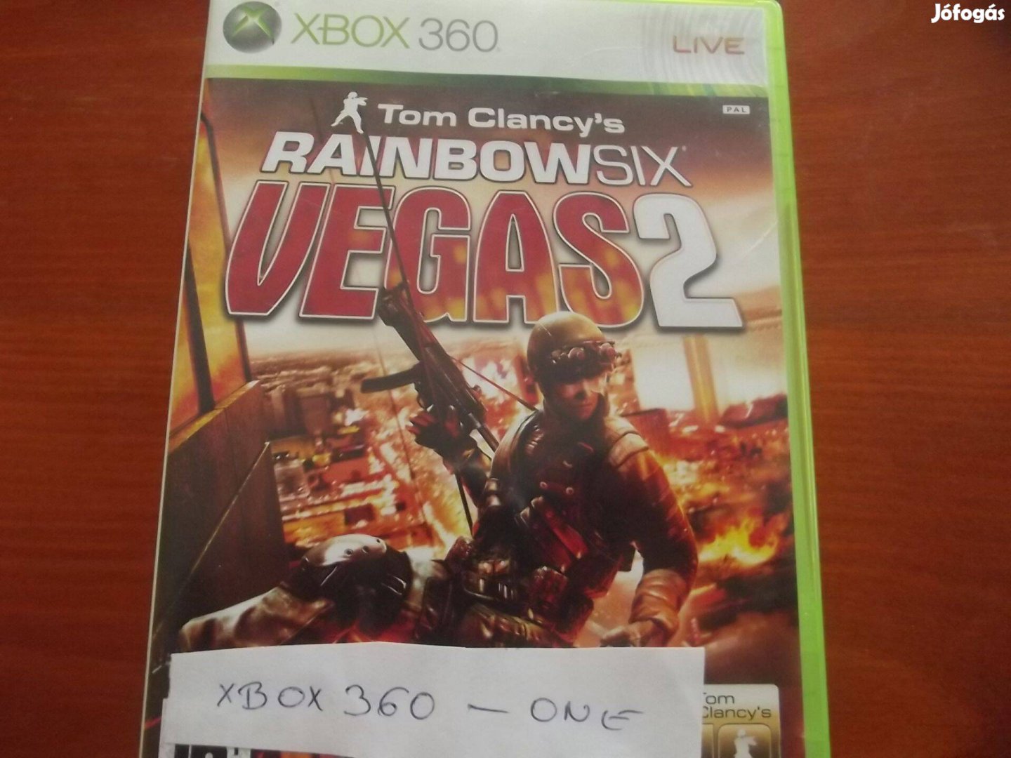 Xo-134 Xbox One-360 Eredeti Játék : Tom Clancys Rainbow Six Vegas 2