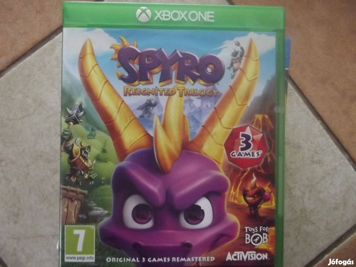 Xo-137 Xbox One Eredeti Játék : Spyro Reignited Trilogy 3 Játék ( k