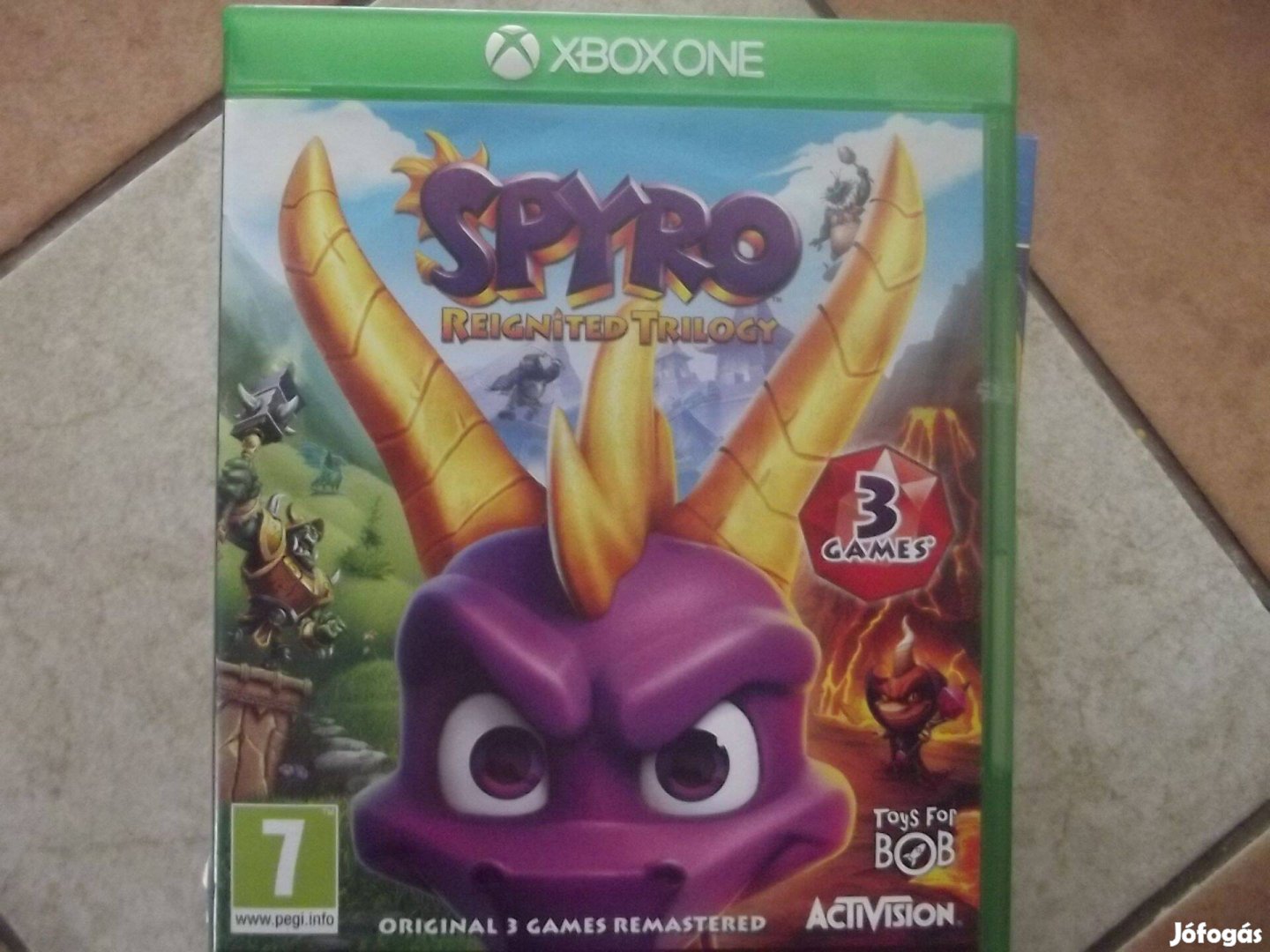Xo-137 Xbox One Eredeti Játék : Spyro Reignited Trilogy 3 Játék ( ka