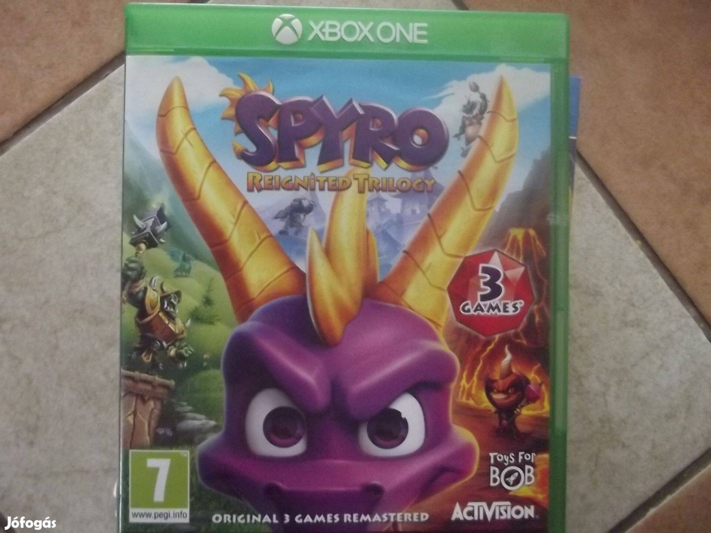 Xo-137 Xbox One Eredeti játék : Spyro Reignited Trilogy 3 Játék ( k