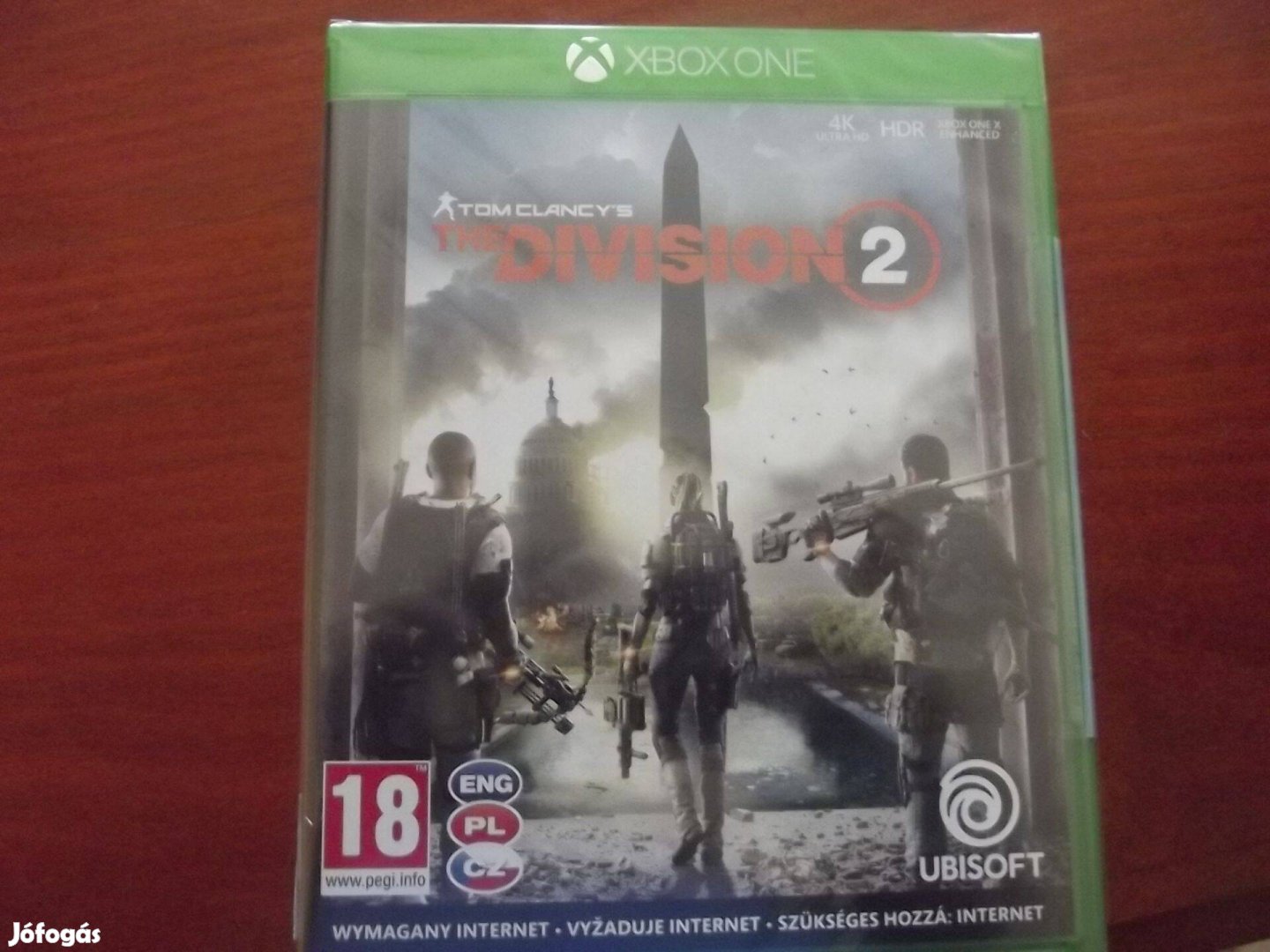 Xo-159 Eredeti Xbox One Játék: Tom Clancys The Division 2. Új