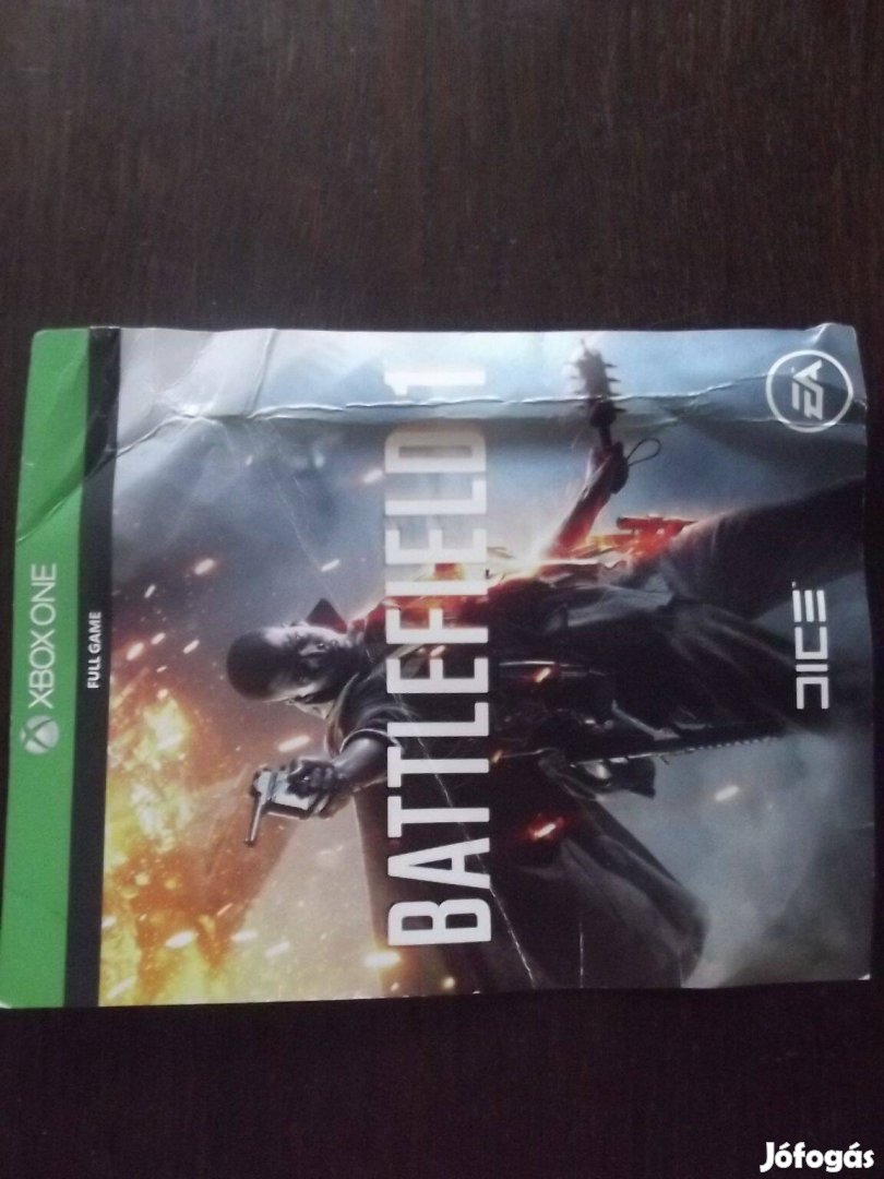 Xo-178 Xbox One Eredeti Játék : Battlefield 1 Letöltőkód Új Termék